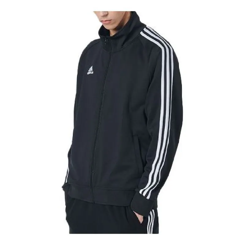 adidas Originals 3-Stripes Jacket 'Black White' TR30JR-BW sold by KicksCrew