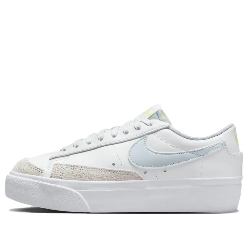 (WMNS) Nike Blazer Low Platform 'White Blue Tint' DJ0292-112 sold by KicksCrew