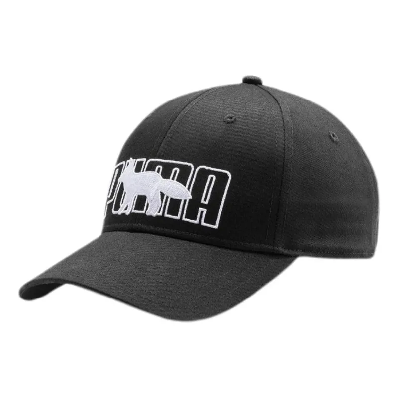 Puma x Maison Kitsune Baseball Cap 'Black White' 02354901-BLK sold by KicksCrew