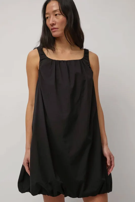 【AMOMENTO】24ss SHEER VOLUME MINI DRESS Amomento Sheer Volume Mini Dress in Black | Parallel