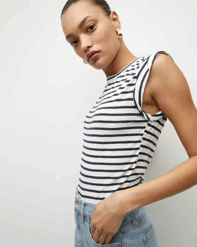 Dree Striped Muscle Tee sold by Ulla Johnson