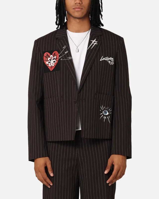 Loiter Heartache Blazer Pinstripe sold by Culture Kings
