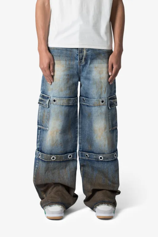 Void Baggy Ring Denim - Medium Blue sold by MNML