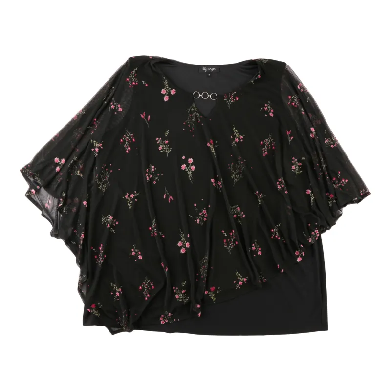lily morgan Women's Plus Round Neck Ring Detail Blouse sold by Giant Tiger