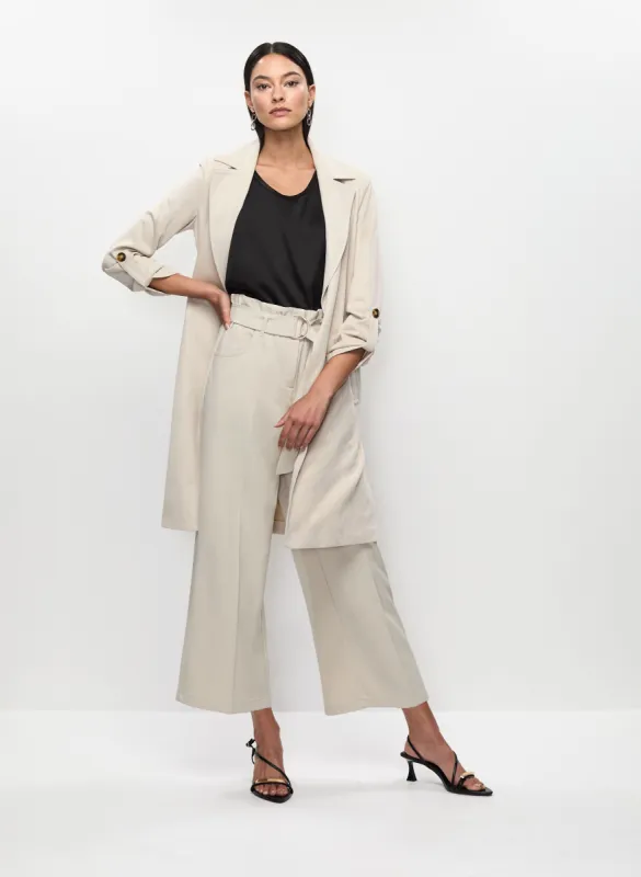 Faux Suede Jacket & High-Rise Belted Pants sold by Melanie Lyne