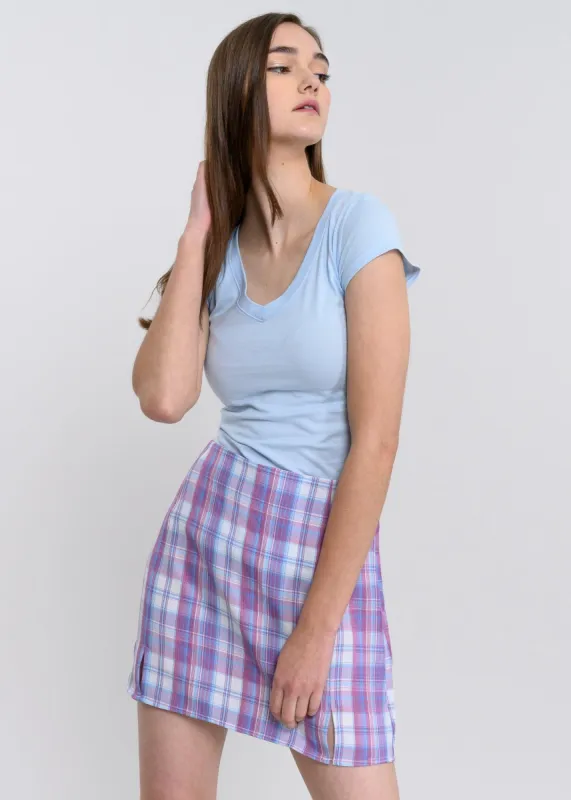 Blusa manga corta cuello v sold by Shasa