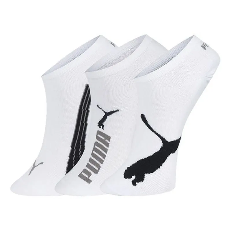 Puma Low-Cut Socks 3 Pack 'White Black' 100000495-001 sold by KicksCrew
