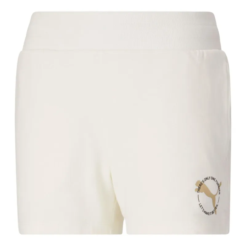 (WMNS) Puma BETTER Sportswear 4 Shorts 'Beige' 679159-99 sold by KicksCrew