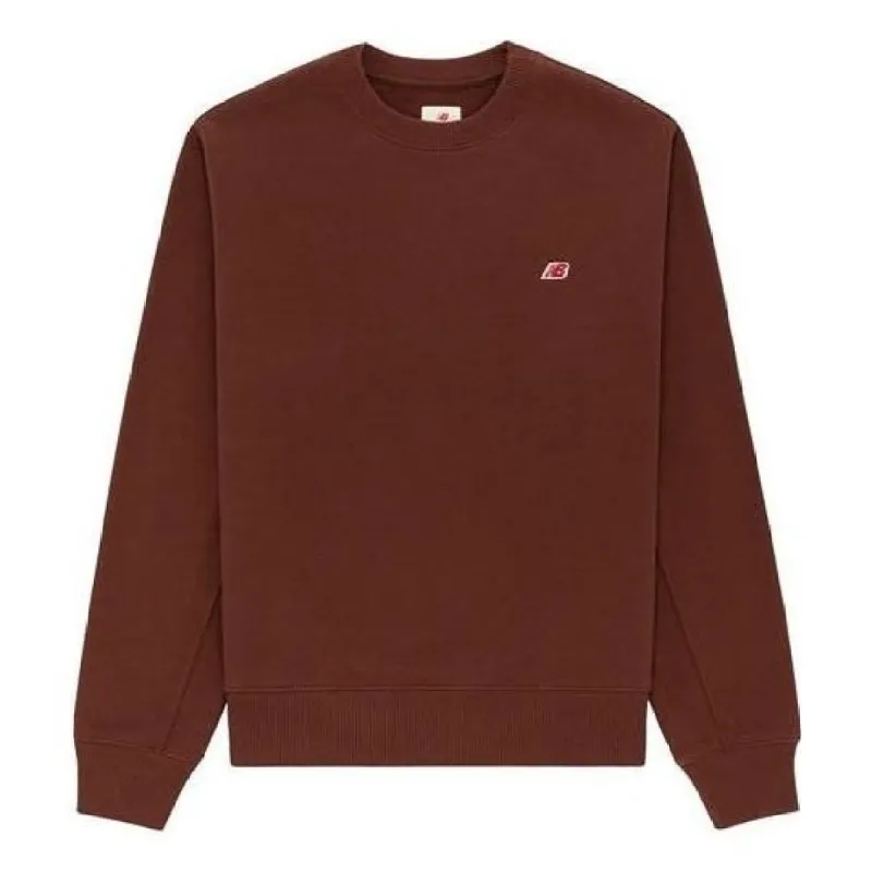 New Balance MADE in USA Core Crewneck Sweatshirt 'Rich Oak' MT21541-ROK sold by KicksCrew