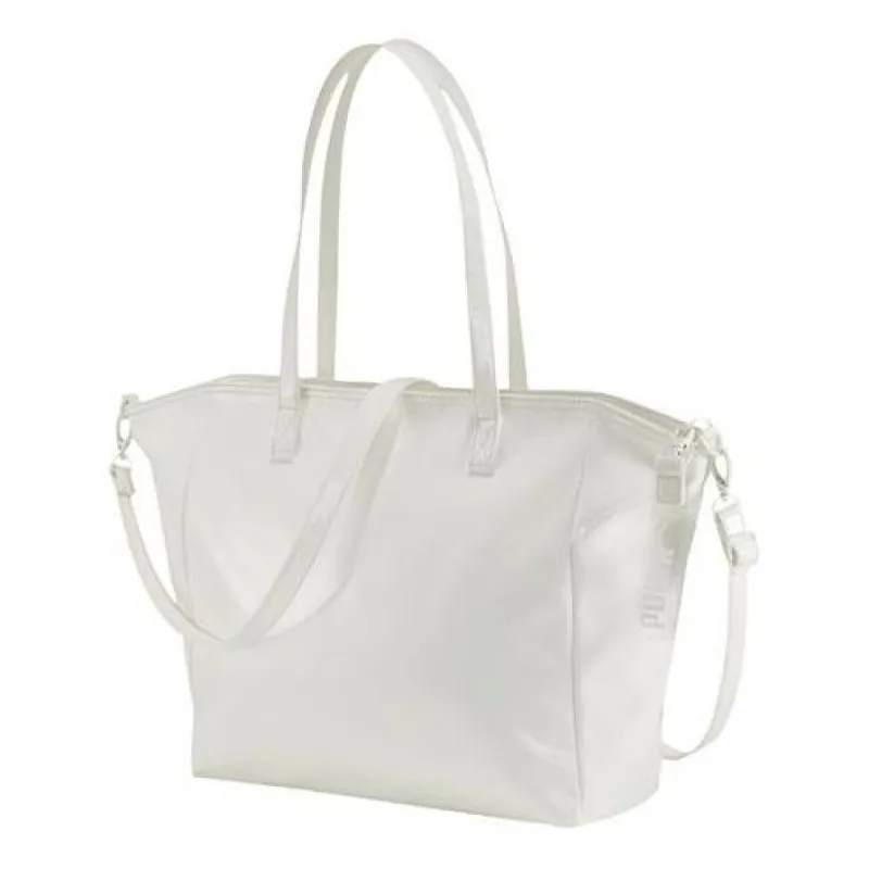(WMNS) Puma Prime Premium Large Shopper Bag 'White' 076996-01 sold by KicksCrew