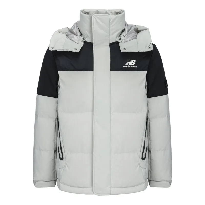 New Balance Winter Classic Down Jacket 'White Black' AMJ14323-ARF sold by KicksCrew