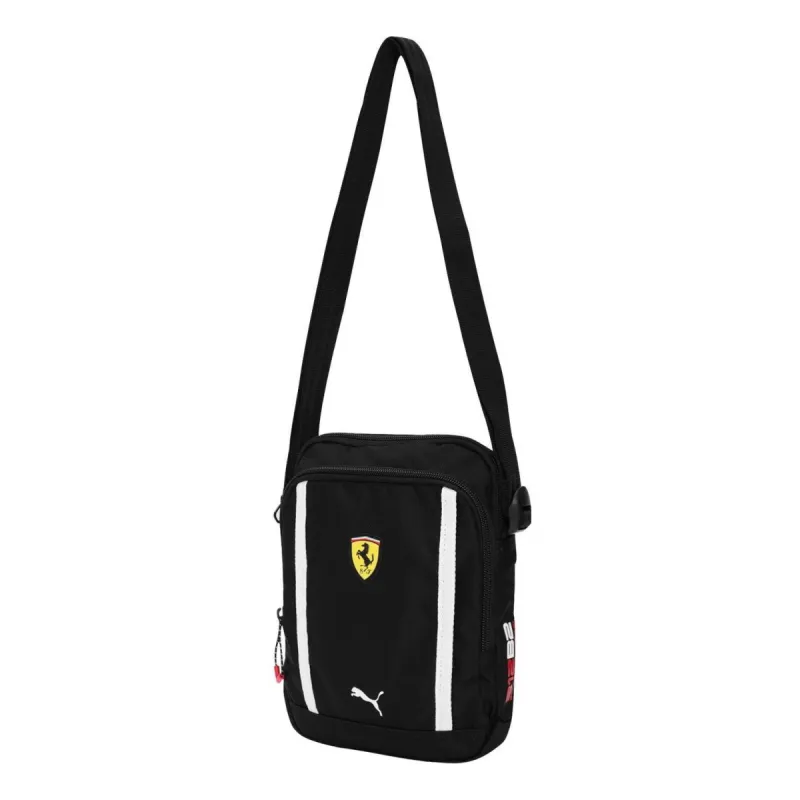 Puma Ferrari SPTWR Race Portable Bag 'Black White' 07908802 sold by KicksCrew