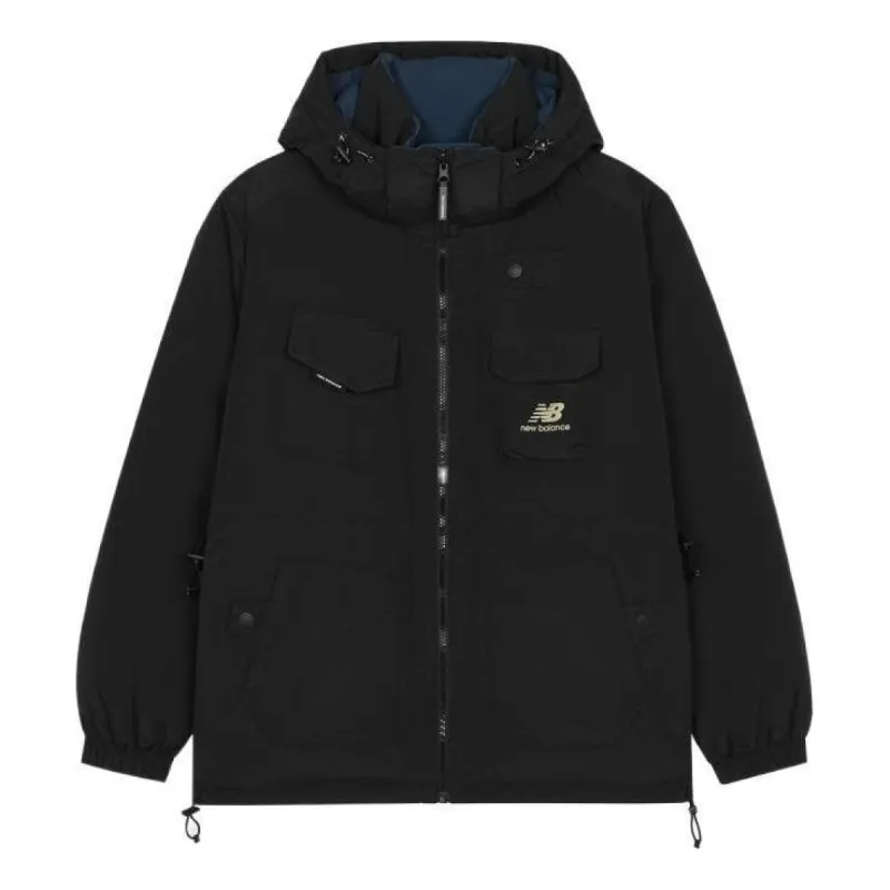 New Balance FW22 Hooded Jacket 'Black' AMJ14302-BK sold by KicksCrew