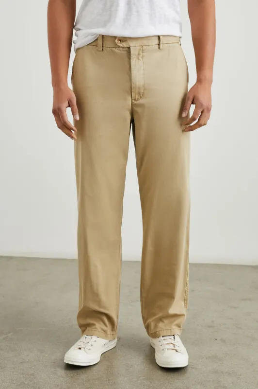 GARRETT PANT - TRUE KHAKI sold by Rails