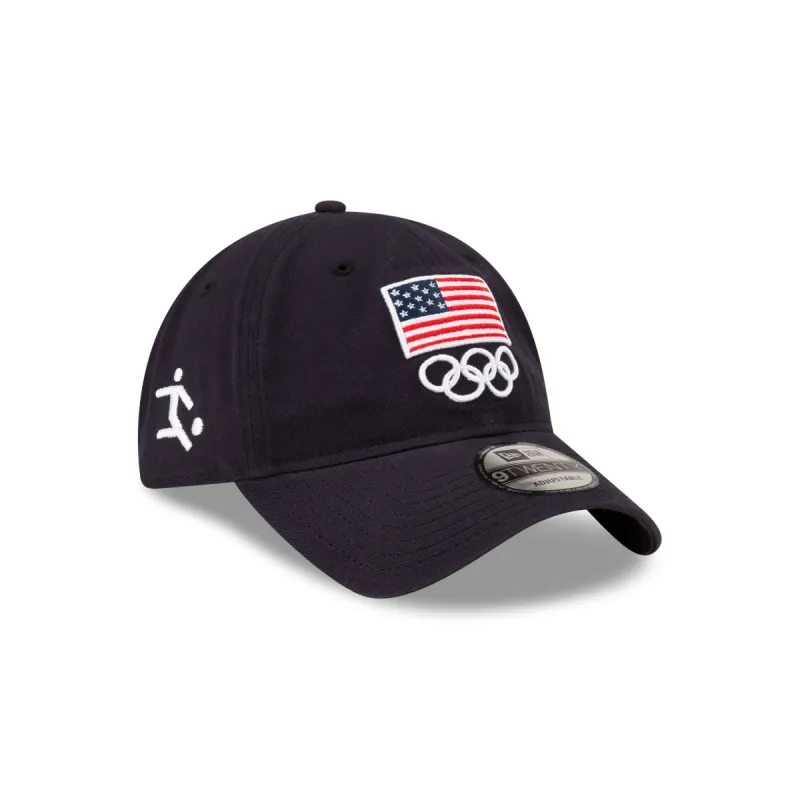 Team USA Soccer Navy 9TWENTY Adjustable Hat sold by New Era