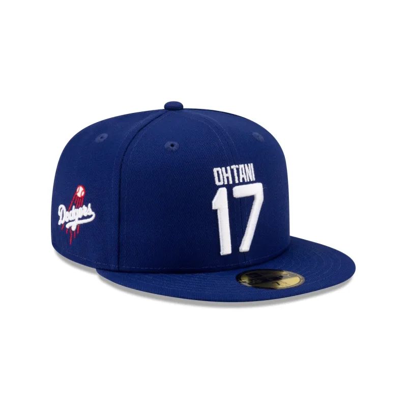 大谷翔平 Los Angeles Dodger  NEW ERA 59 Los Angeles Dodgers Shohei Ohtani 17 59FIFTY Fitted Hat