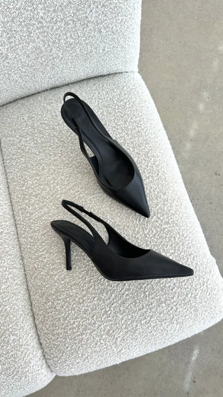Kacia Heel - Black sold by Billy J