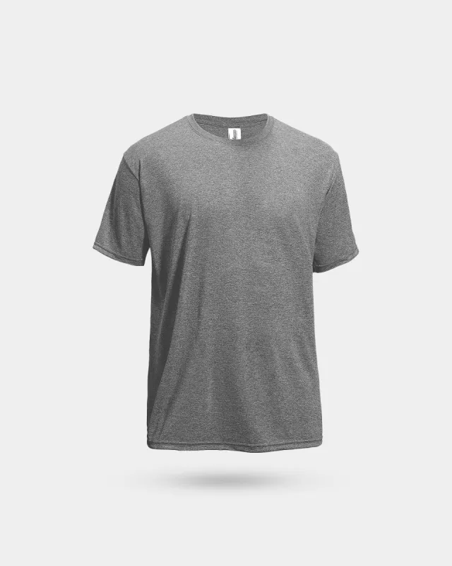 Expert Brand Men's Heather Performance Short Sleeve Crewneck T-Shirt sold by Bodybuilding Global