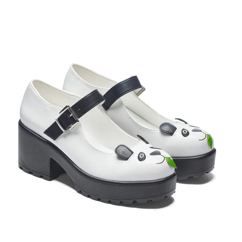 Tira Mary Jane Shoes 'Pondering Panda Edition' sold by Koi Footwear