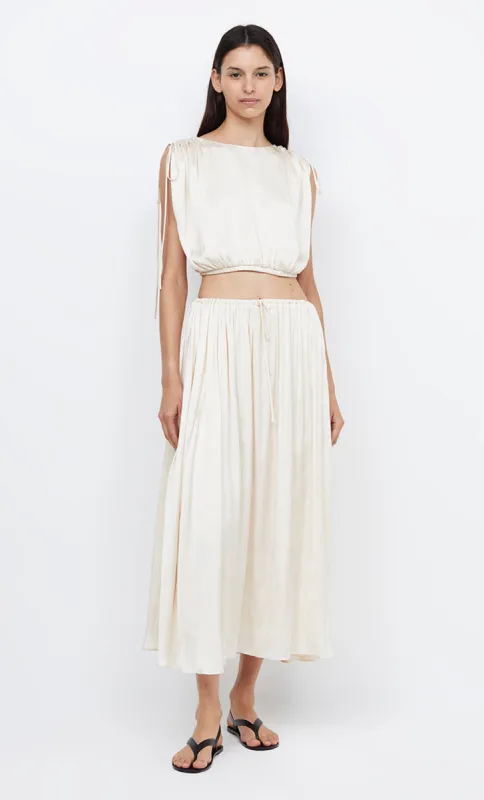 PARADISE CROPPED TOP - IVORY sold by bec + bridge