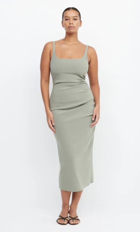 BE MINE SQUARE NECK DRESS - SAGE sold by bec + bridge