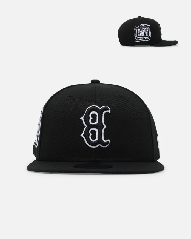 New Era Boston Red Sox 'Black & White Upside Down' 9FIFTY Snapback Black/White sold by Culture Kings