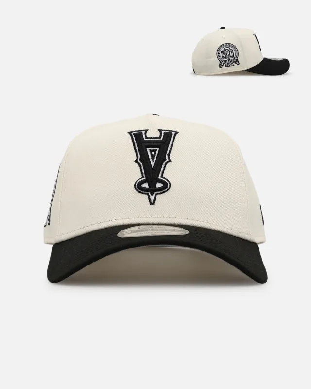 New Era Los Angeles Angels 'Chrome Upside Down Logo' 9FORTY A-Frame Snapback Chrome/Black sold by Culture Kings