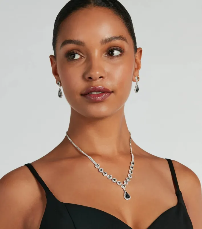 Steal The Show Necklace And Earrings Set sold by Windsor