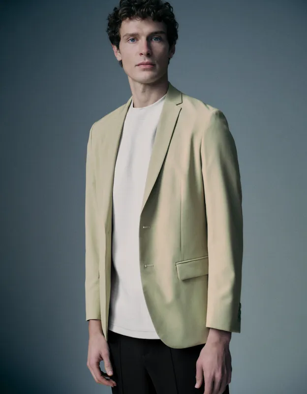 Notch Lapel Tailored Blazer sold by Urban Revivo
