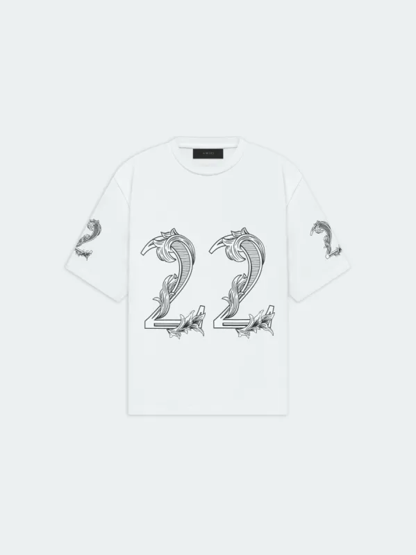 OVERSIZED AMIRI 22 TEE - White sold by AMIRI