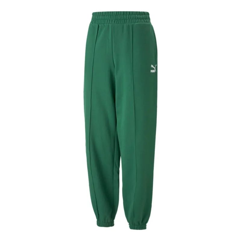 (WMNS) Puma Classics Sweatpants 'Green' 671751-37 sold by KicksCrew