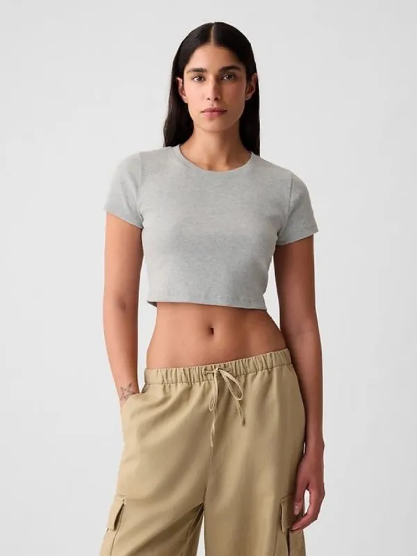 Modern Rib Ultra-Cropped T-Shirt sold by GAP