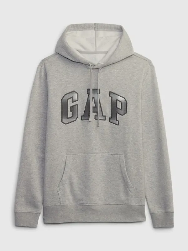 Gap Plaid Arch Logo Hoodie sold by GAP