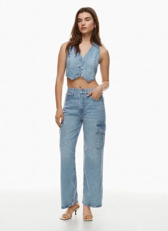 the farrah hi-rise cargo jean sold by Aritzia