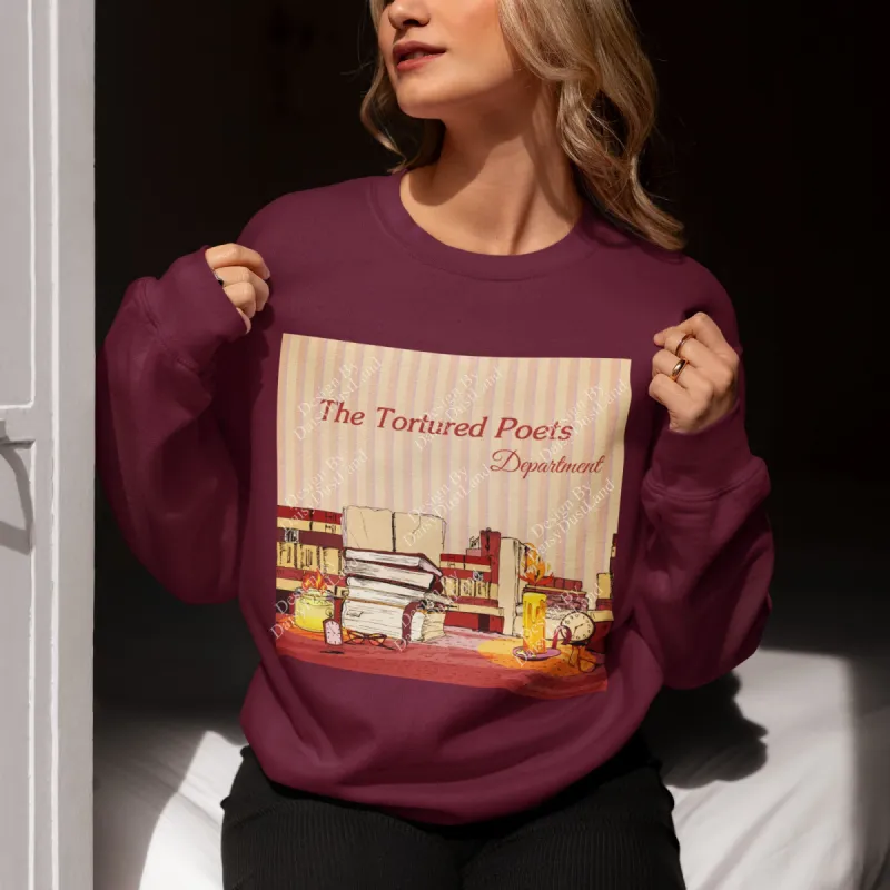 The Tortured Poet's Vintage Desk Sweatshirt sold by DaisyDustLand