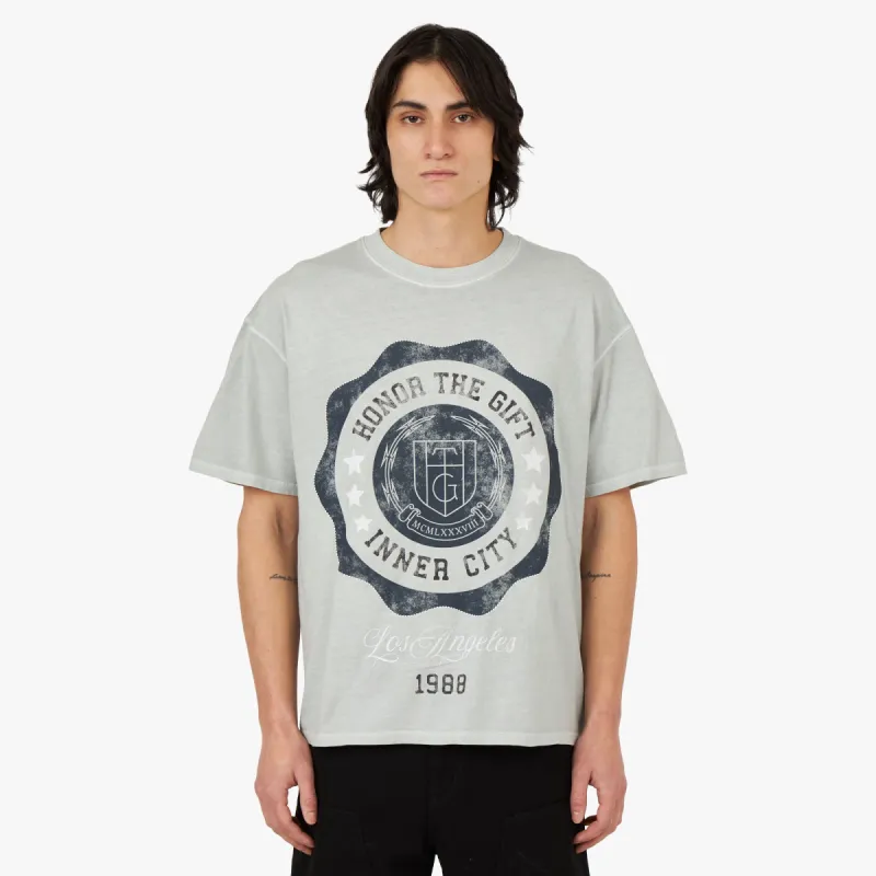 Honor The Gift HTG Seal Logo T-Shirt / Stone sold by Livestock