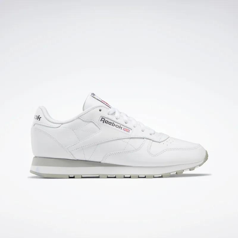 Reebok Footwear Men Classic Leather Shoes Ftwwht/Pugry3/Purgry sold by Rockport