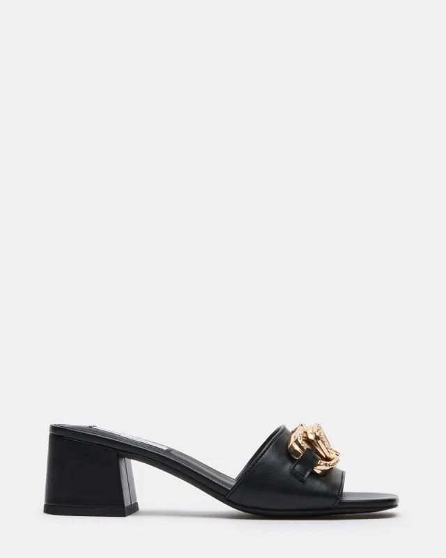 SANTANA BLACK LEATHER sold by Steve Madden