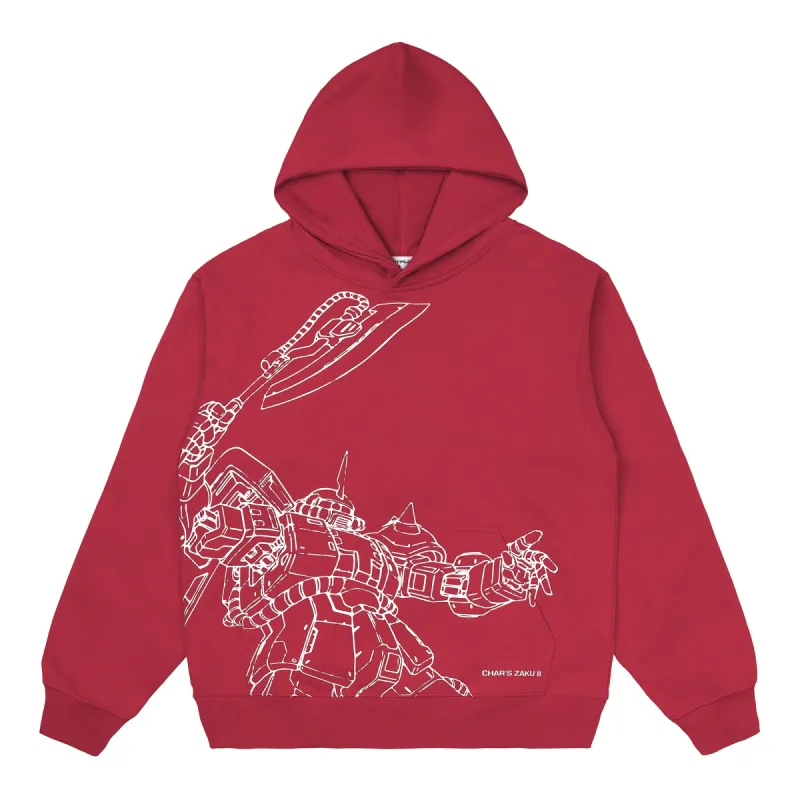 GUNDAM FLOAT HOODIE (RED) sold by hypland