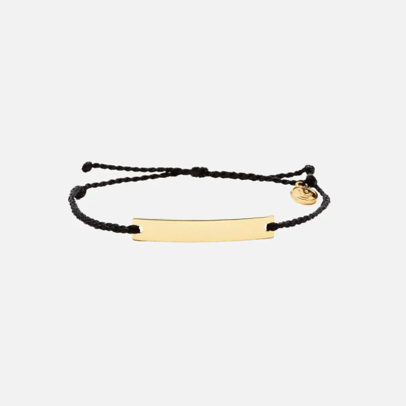Engravable Bar Bracelet sold by Pura Vida