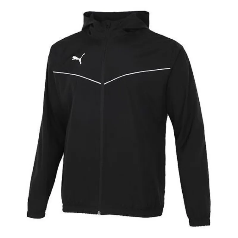 Puma Full Sleeve Solid Jacket 'Black' 657396-03 sold by KicksCrew