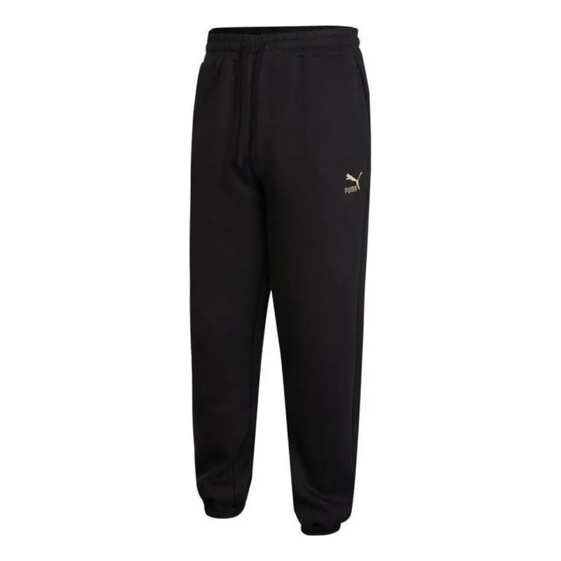 Puma Essentials Metallic Pants 'Black' 621834-01 sold by KicksCrew