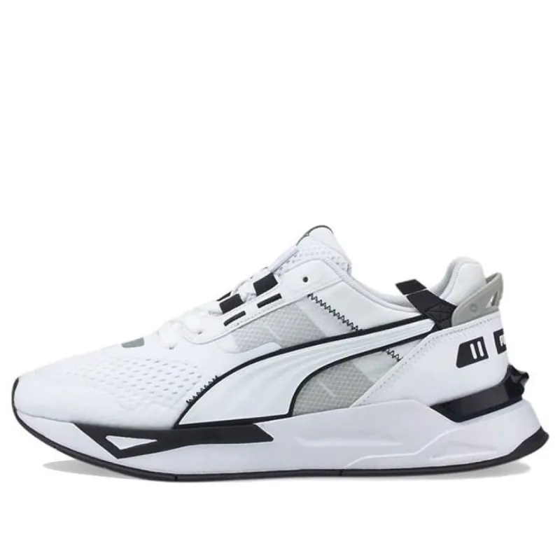 Puma Mirage Sport Tech B+W Trainers 'White Silver' 384955-01 sold by KicksCrew
