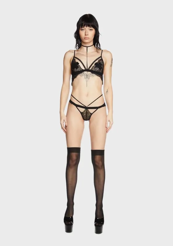 Midnight Company Lingerie Set sold by Dolls Kill