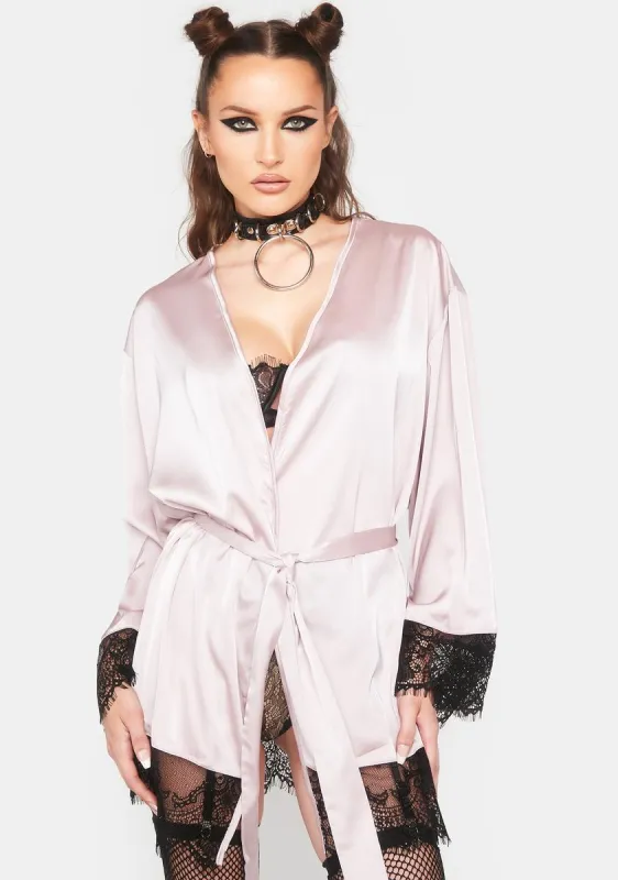 Alaia Mink Caged Kimono sold by Dolls Kill