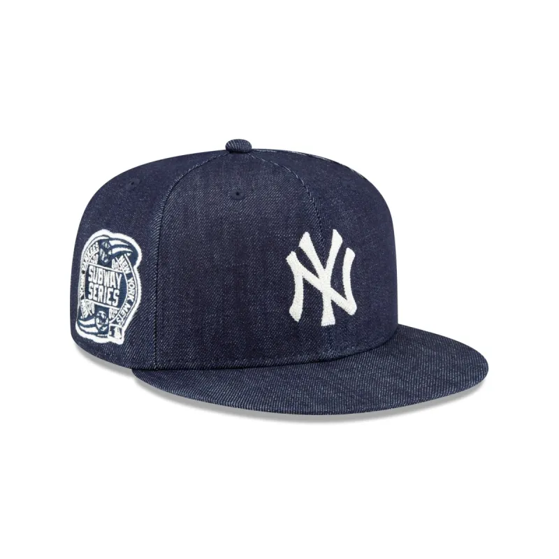 NEWERA × NYY 59FIFTY Denim BB Cap New York Yankees Denim 59FIFTY Fitted Hat | Parallel