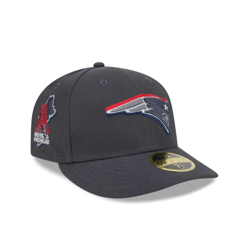 【US限定】New Era LP59FIFTY New England Patriots Draft2024 New England Patriots 2024 Draft Low Profile 59FIFTY Fitted