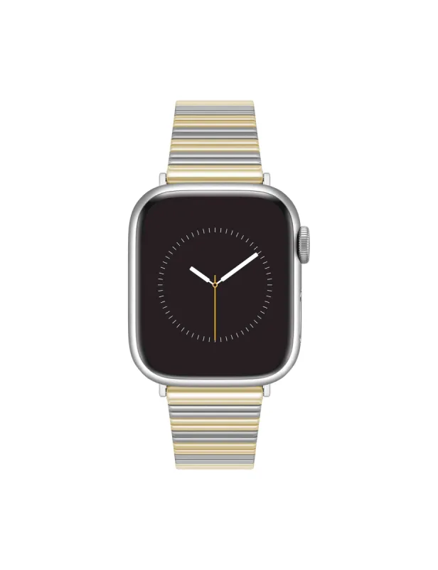 Stainless Steel Band with Sliding Buckle Closure for Apple Watch® sold by Anne Klein