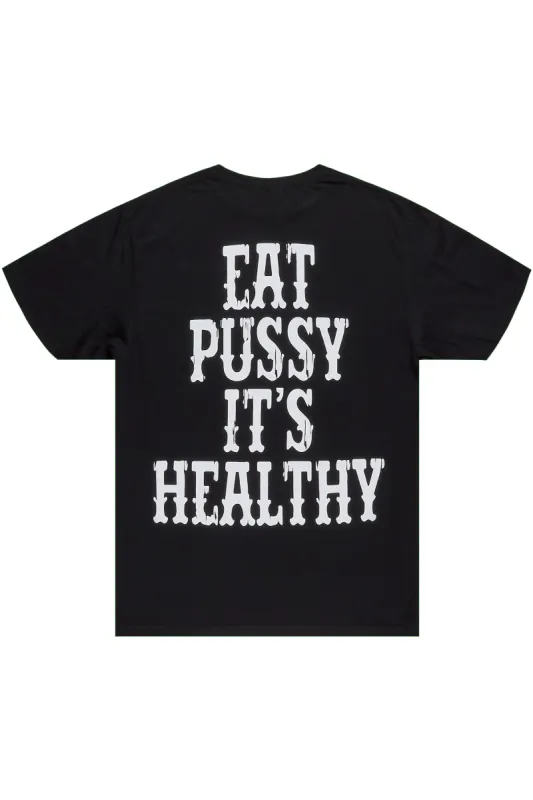 Alayna Black Oversized Tee sold by Rockstar Original