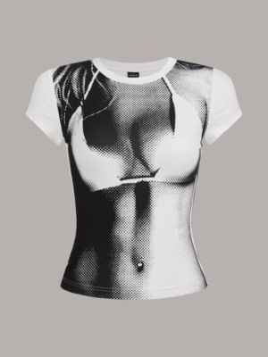 SHEIN ICON Body Heat Map Print Summer Tee sold by SHEIN